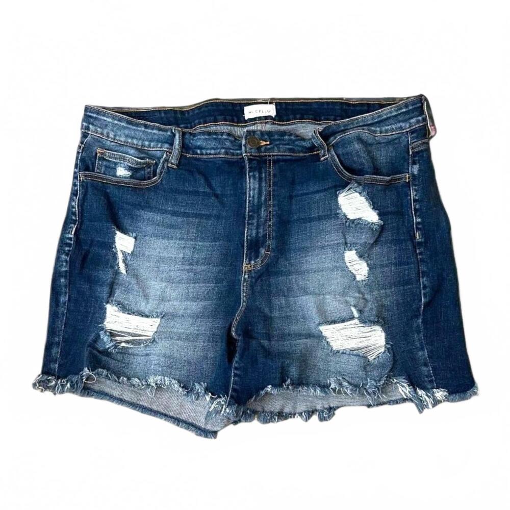 NEW CELLO women's jean shorts in dark wash